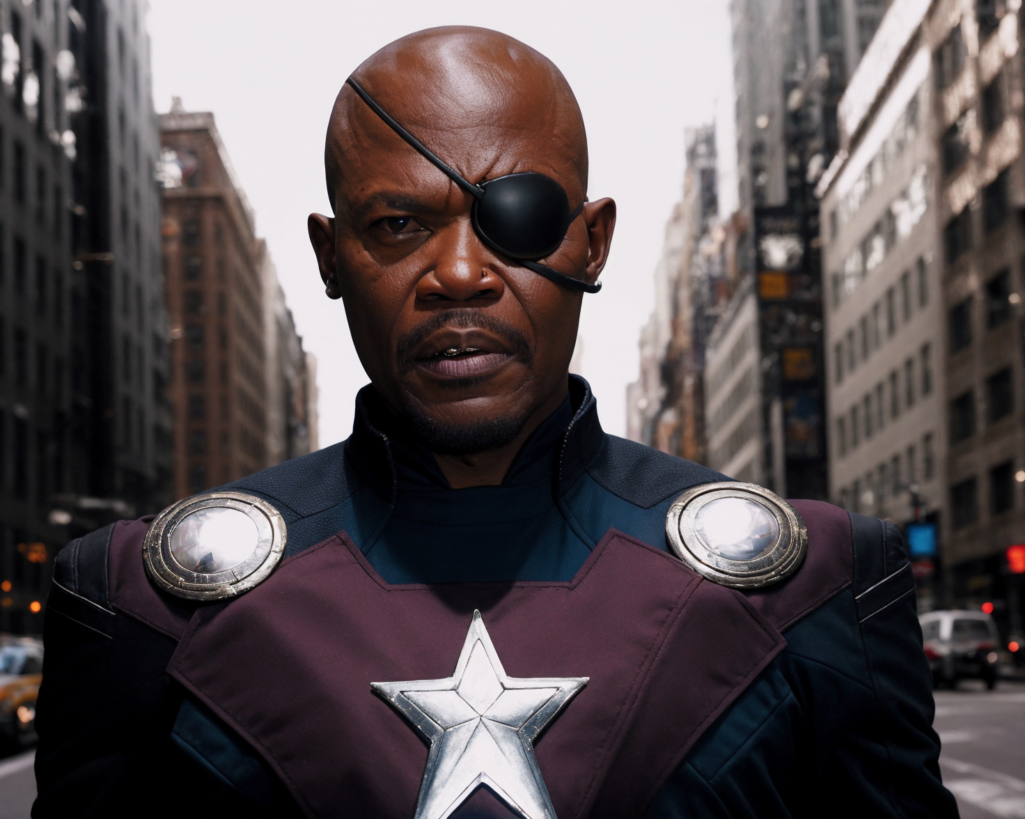 00515-3757687948-from avengers  ,  realistic, a portrait photo of Nick Fury in New York city, dark skin, eyepatch, professional, (Extremely Detai.png